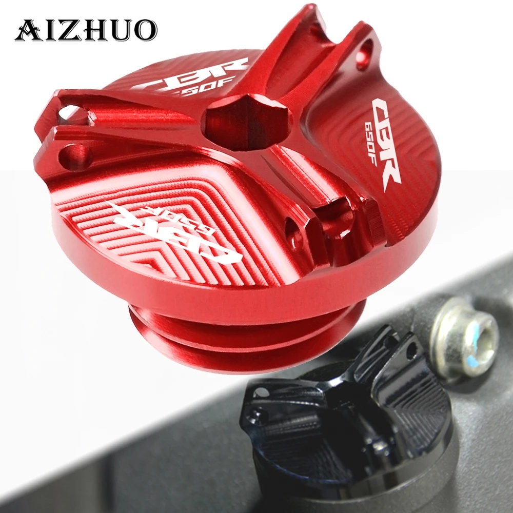 

Motorcycle Engine Oil Filler Cup Cap Oil Filler Cap Plug Cover For HONDA CBR650F CBR 650F CBR650 F CBR 650 F CB650F 2014-2016