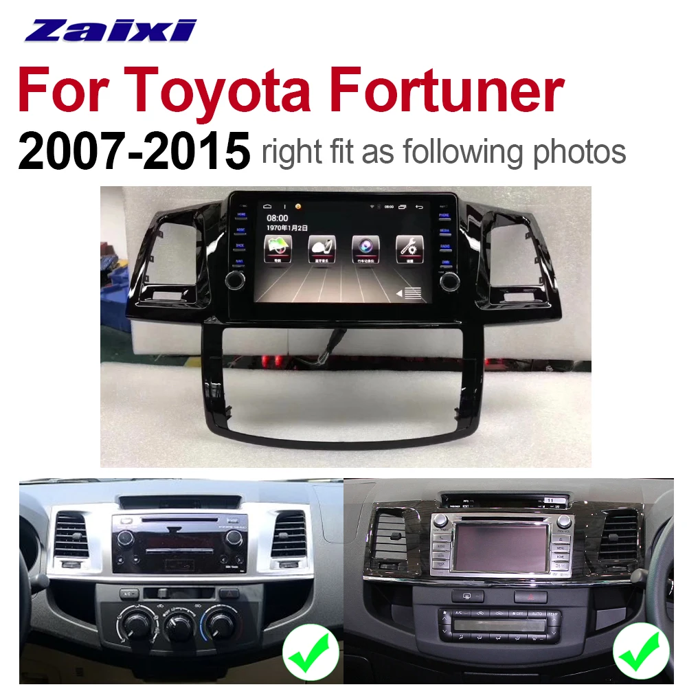 Cheap ZaiXi Android Car Multimedia GPS Audio Radio Stereo For Toyota Fortuner 2007~2015 Original Style Navigation NAVI BT 4
