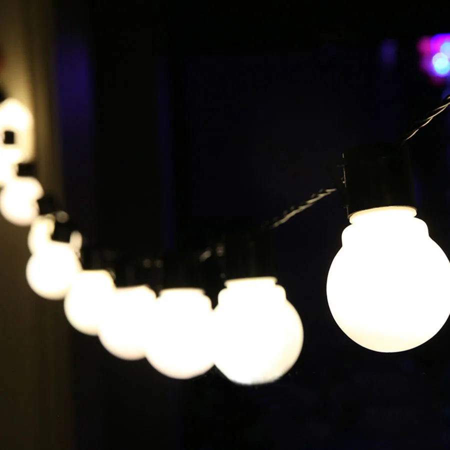 Globe Led String Light 5cm Big Ball Outdoor Decorative Fairy Lighting Garland StringLamp for Christmas Trees,Patio.Party,Wedding Globe Led String Light 5cm Big Ball Outdoor Decorative Fairy Lighting Garland StringLamp for Christmas Trees,Patio.Party,Wedding