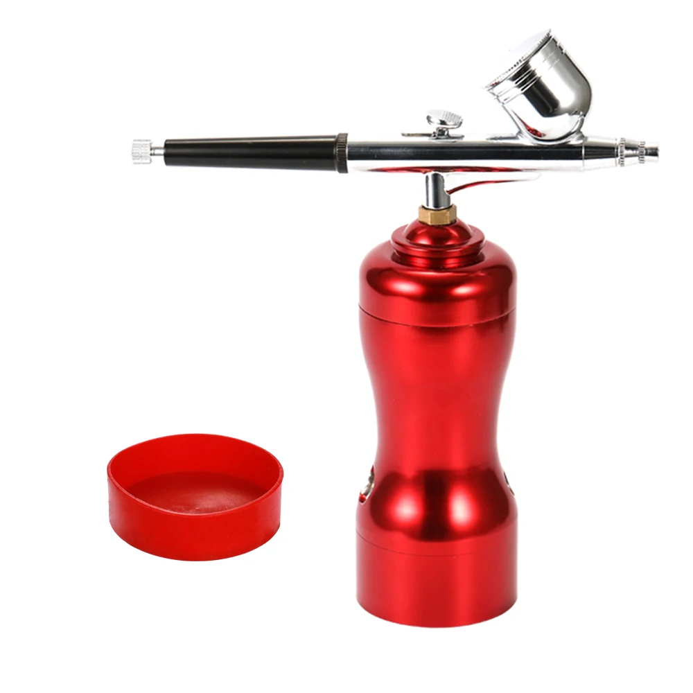 

Mini Portable Airbrush Set Spray Gun Pump Pen Set Airbrush Compressor Kit for Art Painting Tattoo Craft Cake Spray Model