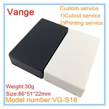 1 шт./лот литьевая форма корпус коробка 86*51*22 мм ABS корпус пластиковый ящик для инструментов diy для провода разъем трансформатор розетка коробка