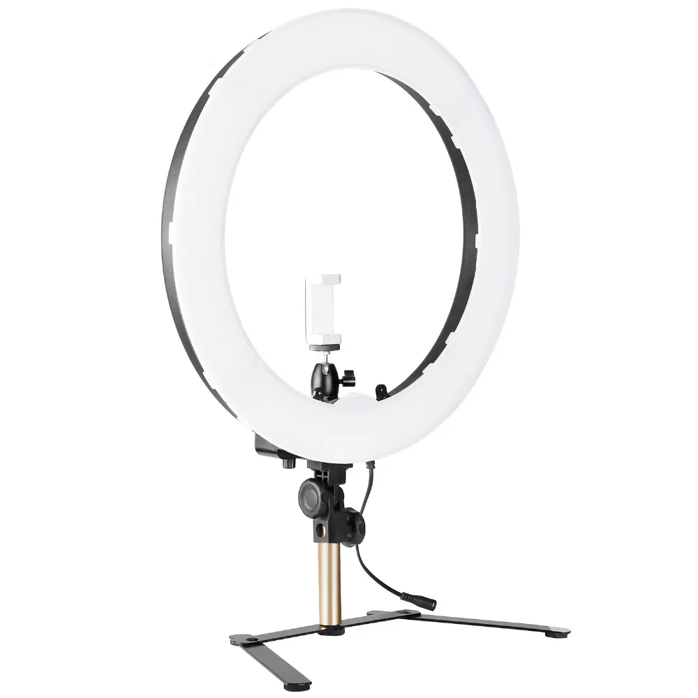 

Neewer 14-inch Outer Dimmable Tabletop Ring Light Kit for Photo Studio Portrait Video Shooting Includes 5500K Ring Video Light
