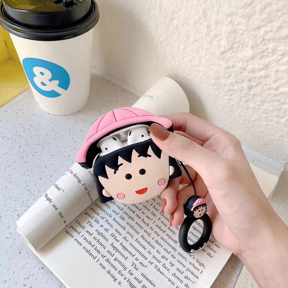 Для Airpods чехол 3D мультяшный персонаж Мягкий силиконовый брелок дизайн оболочка