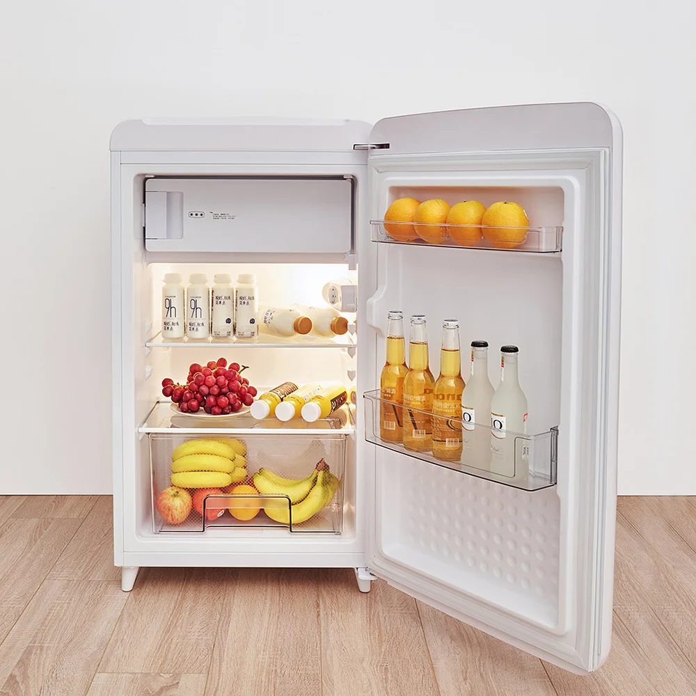 Bc m121rw 121L мини ретро холодильник морозильник для хранения свежих продуктов uni тела