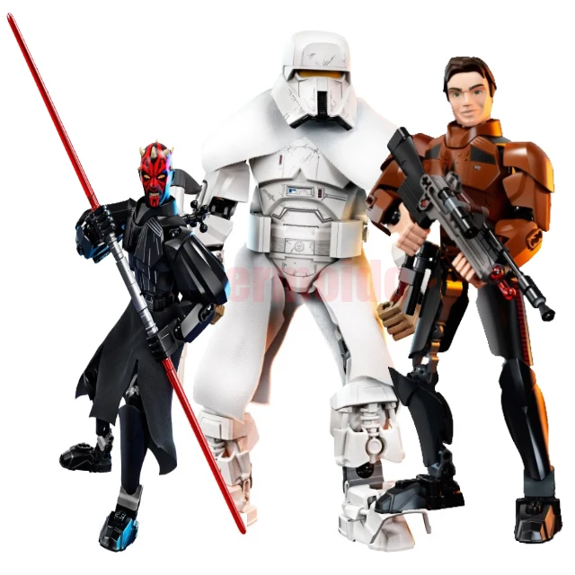 

Star Wars SOLO Range Trooper Darth Maul Blocks Toys Jango Phasma Jyn Erso Darth Vader General Grievous Figure Toy