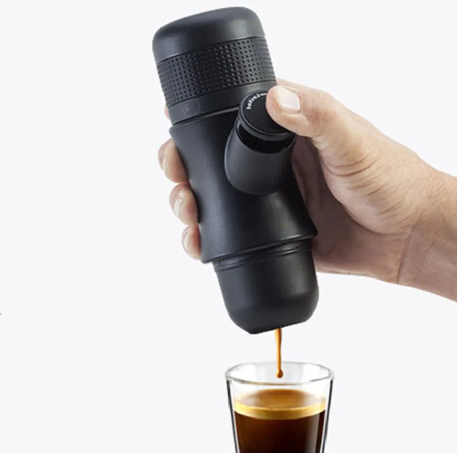 

Mini Manual Portable Coffee Maker Espresso Handel Pressure Espresso Coffee Machine Pressing For Home Office Travel