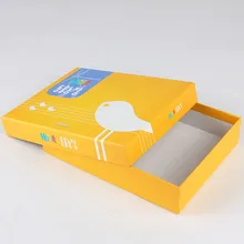 Заказная жесткая бумага для упаковки подарка коробка, бумага для принтера CMYK коробки одежда с принтом- PX10881