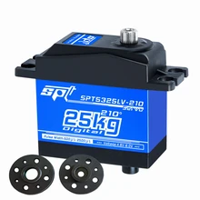 SPT Servo SPT5325LV-210/320/360 25kgLarge torque/Large angle Metal gear Digital Servo for Robotics/ airplane/ RC Car / RC Model rc servo tower pro mg92b digital metal gear metallgetriebe 3 5kg torque for model plane jetrc airplane rc helicopter parts