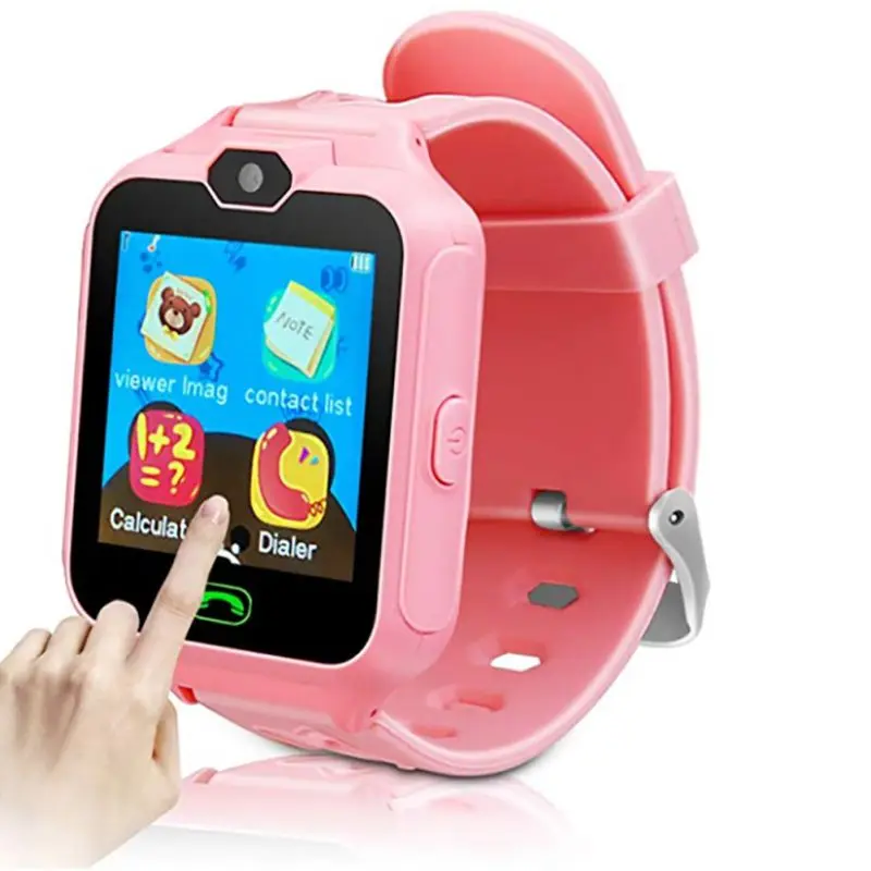 

2019 New Stylish Portable Waterproof Colorful Screen Smartwatch Support GPS and SOS Children Smart Calling/Music Wristwatch HD