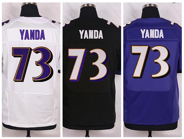 NEW Arrival Jersey #73 Marshal Yanda Men Elite Football Jersey Yanda 73,Embroidery and Sewing Logos,Size M--4XL