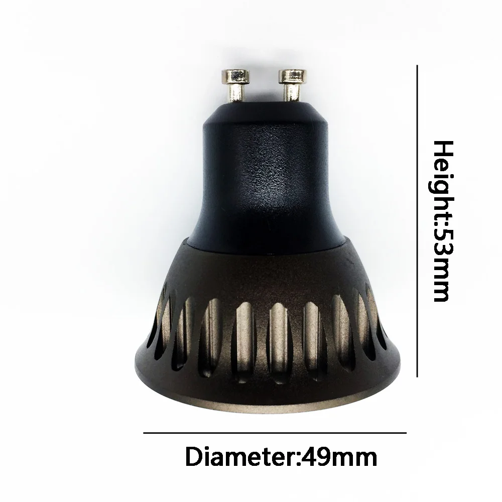 10 шт. ультраяркие Диммируемые светодиодные лампы GU10 6 Вт 85 265 в|cob gu10|gu10 led lampled lamp |