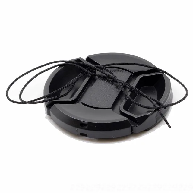 49 77 mm 58mm Side Pinch Snap On Front Lens Cap for Canon nikon d5200