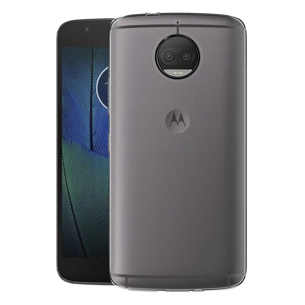 Для Motorola Moto G5s plus 5 дюймов ультра тонкий мягкий Силиконовый ТПУ резиновый гелевый