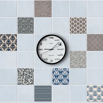 

Damascus style Tile Sticker Self-Adhesive Wall Decal Pattern Waterproof Bathroom Waterproof Kitchen Anti Oil Tiles Stickers