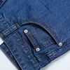 2022 Mens Classic Thin Summer Jeans Blue Male High Waist Denim Overalls 100% Cotton High Quality Brand Men Jean Pants Size 40 42 ► Photo 3/6