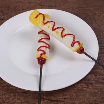 

Simulation hot dog egg roll model Fake Cake Photography props Decoration Artificial food Egg roll hot dog Simulation Model