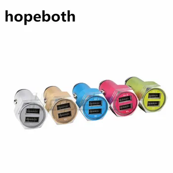 

hopeboth High Quality 1A 2.1A 5V Dual USB Port Car Charger With Emergency Hammer Vehicle Chargers For iphone Samsung Smartphone