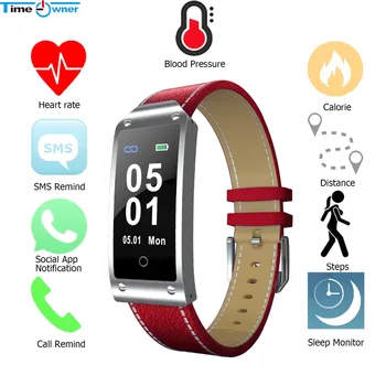 

Time Owner Fashion Smart Wirstband Y2 Blood Pressure Heart Rate Monitor Health Tracker Call/SMS/Social App Remind Smart Bracelet