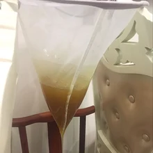 Однослойные белые инструменты для пчеловодства очиститель Apiary оборудование 1 шт. ситечко для меда сетка нейлоновый конус-фигурный фильтр волоконная сетка