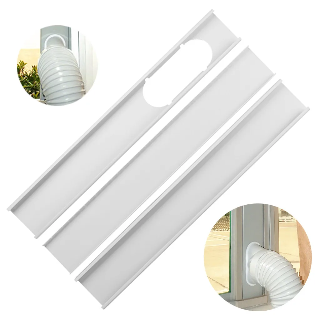 

Mobile air conditioner universal adjustable window sealing plate splint baffle Air Conditioner Plastic Window Kit Vent Kit