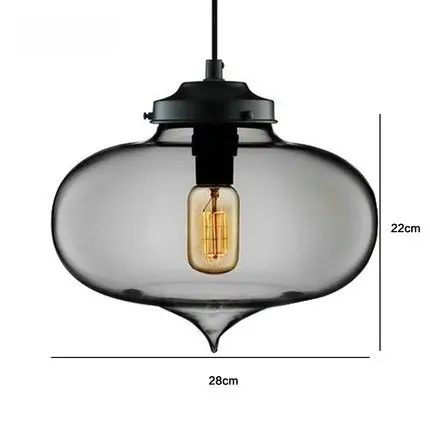Современные 3 лампы прозрачное Янтарное стекло подвесной светильник E27 светодиодные свисающие светильники для столовой кухни ресторана подвесной светильник - Цвет корпуса: 5