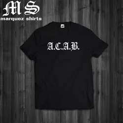 Футболка AC/AB Ultras Hool football Hooligans Police Tee Летняя мужская модная футболка Удобная футболка Повседневная футболка с короткими рукавами