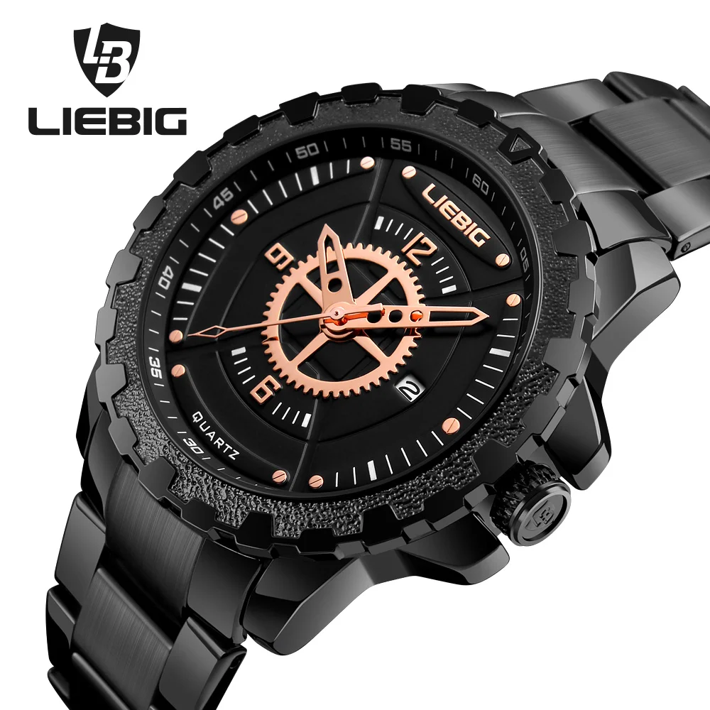 

LIEBIG Hot Men Sports Watches Outdoor Military Quartz Watch Fashion Calendar Waterproof Wristwatches Male Relogio Masculino