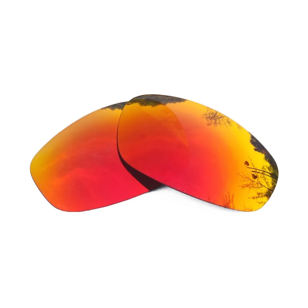 

Orange Red Mirrored Polarized Replacement Lenses for Split Jacket Sunglasses Frame 100% UVA & UVB