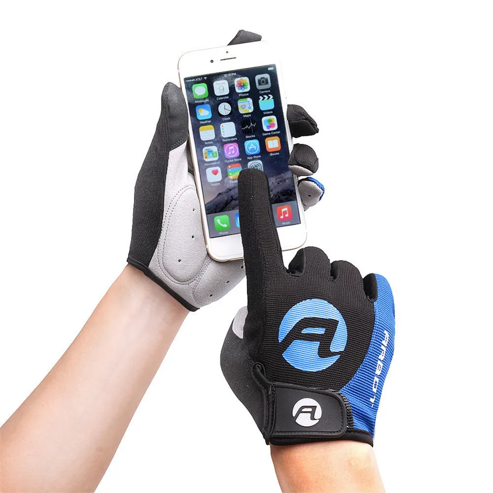 Touch Screen Men Women Cycling Gloves Full Finger Bicycle Gloves Anti-slip Gel Pad Motorcycle MTB Road Bike Glove Luva Mittens