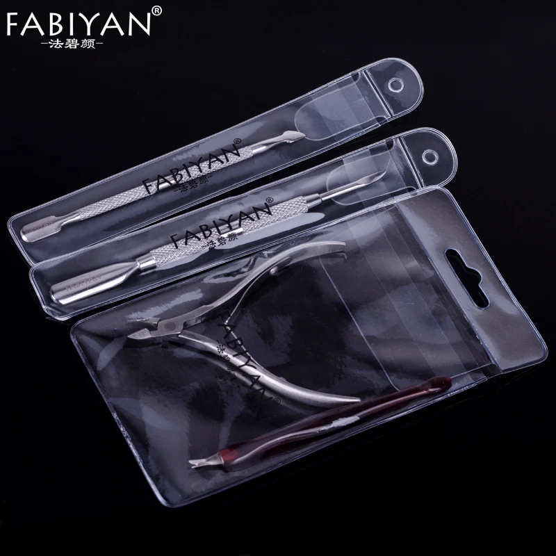 Cuticle Pusher Nipper Spoon Remover Clipper Cutter Set Nail Art Exfoliating Tools Solingen Scissors Plier Peeling Push Dead Skin