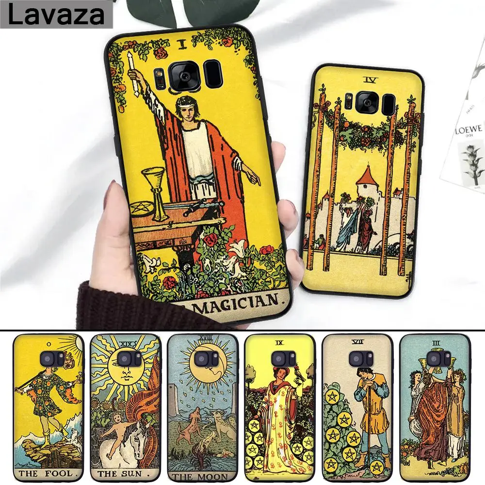 Lavaza Египет таинственный Таро гадания бренд новый силиконовый чехол для Samsung S6 Edge