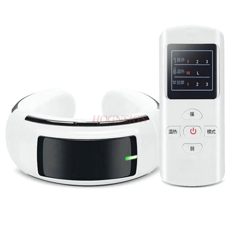 Intelligent Cervical Vertebra Massage Instrument Care Meridian Vibration Heating Neck Massager Home Pulse Cervix Massageador