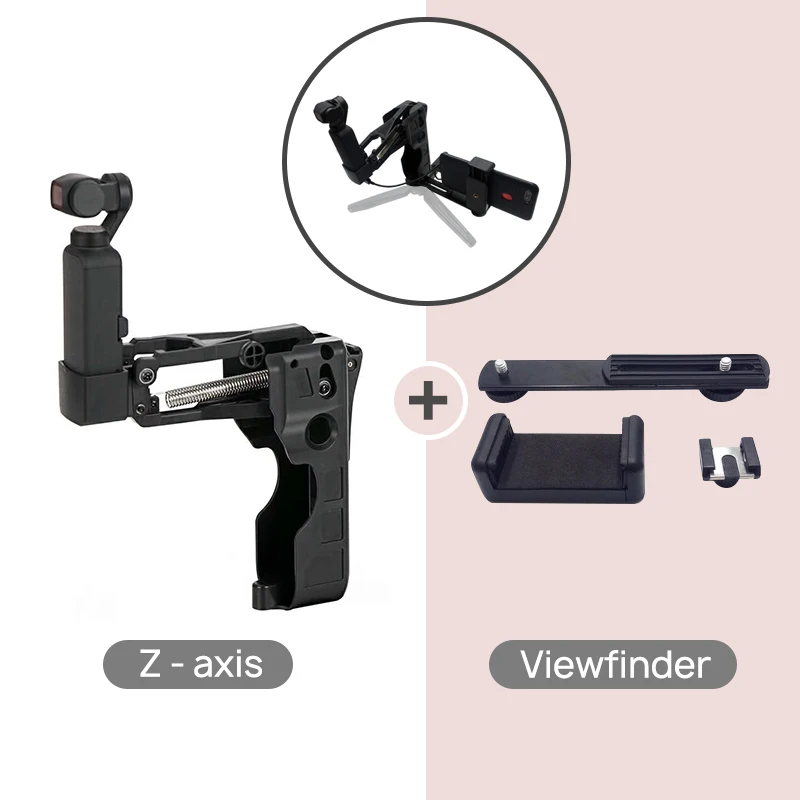 OSMO POCKET Z Axis 4th Axis стабилизатор для DJI Pocket Smartphone Steadycam Gimbal стабилизатор Osmo Pocket z-axis аксессуары - Цвет: Серебристый