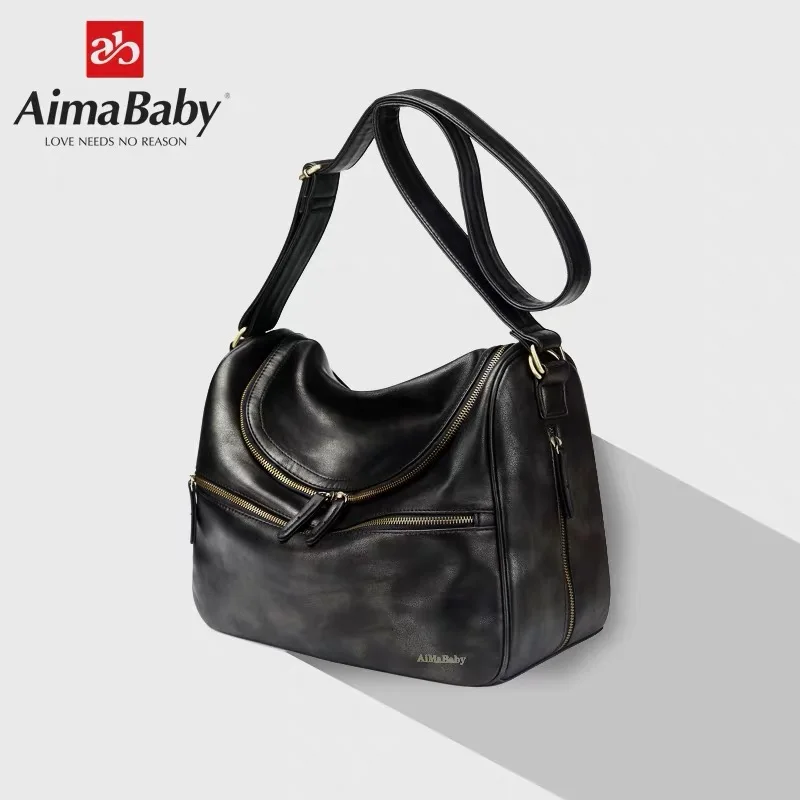 Aimaaby сумка из искусственной кожи для путешествий для мамы, папы и мамы, сумка для подгузников, сумки-мессенджеры, органайзер, вместительные сумки, Bolsa Maternidad