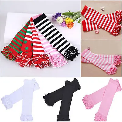 

Xmas Girls Boys Cute Socks Baby Newborn Leg Warmers Striped Sock Christmas Tight Stocking Winter Socks High Long 9Colors