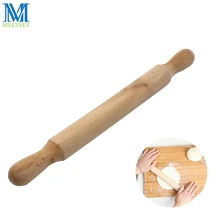 Meltset деревянная Скалка 40*4 см помадка для украшения торта тесто ролик для выпечки инструменты для приготовления пищи Кухонные аксессуары