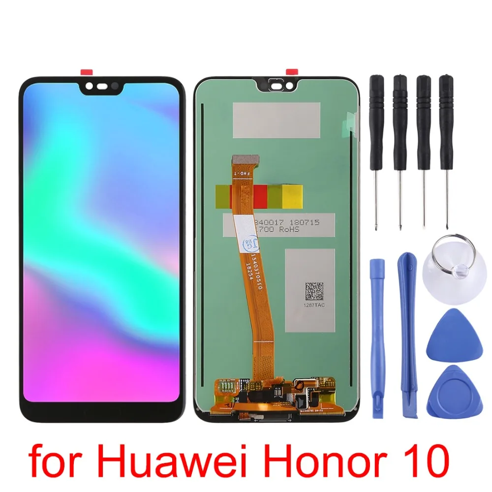 Новый для Huawei Honor 10 ЖК-экран и дигитайзер полная сборка (поддержка идентификации