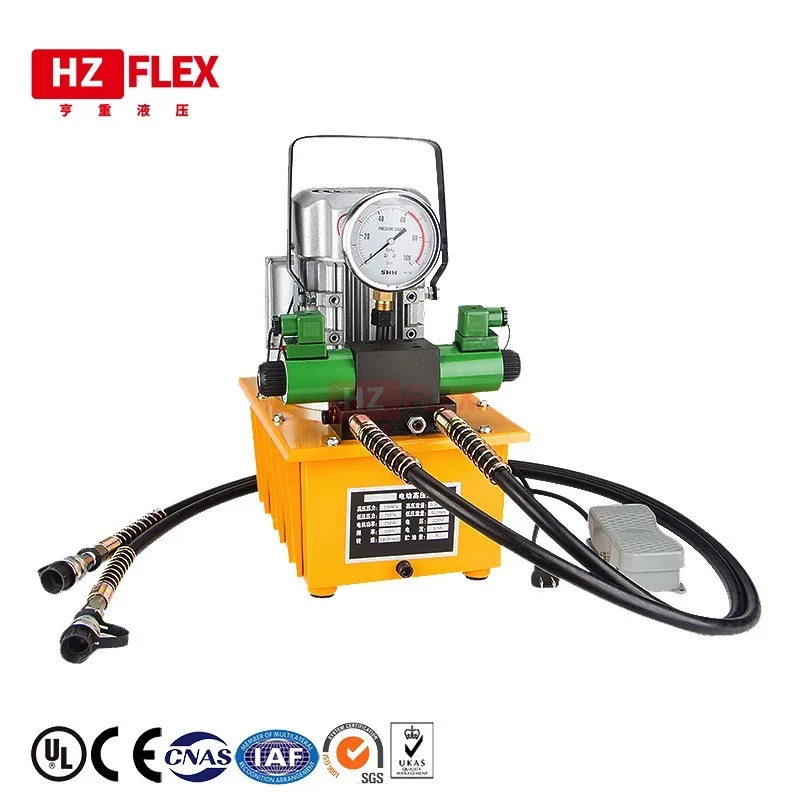 

380V 0.75kw Double oil double circuit electric pump double solenoid valve hydraulic electric two-way high pressure oil pump