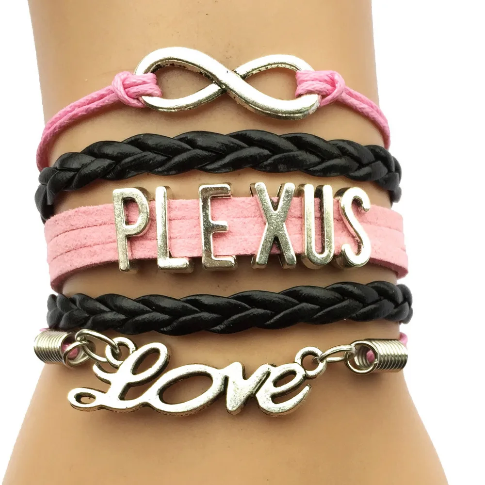 

Drop Shipping Infinity Plexus Bracelet Love Charm Handmade Multilayer Bracelet Bangle- Custom Cosmetics Jewelry Gift