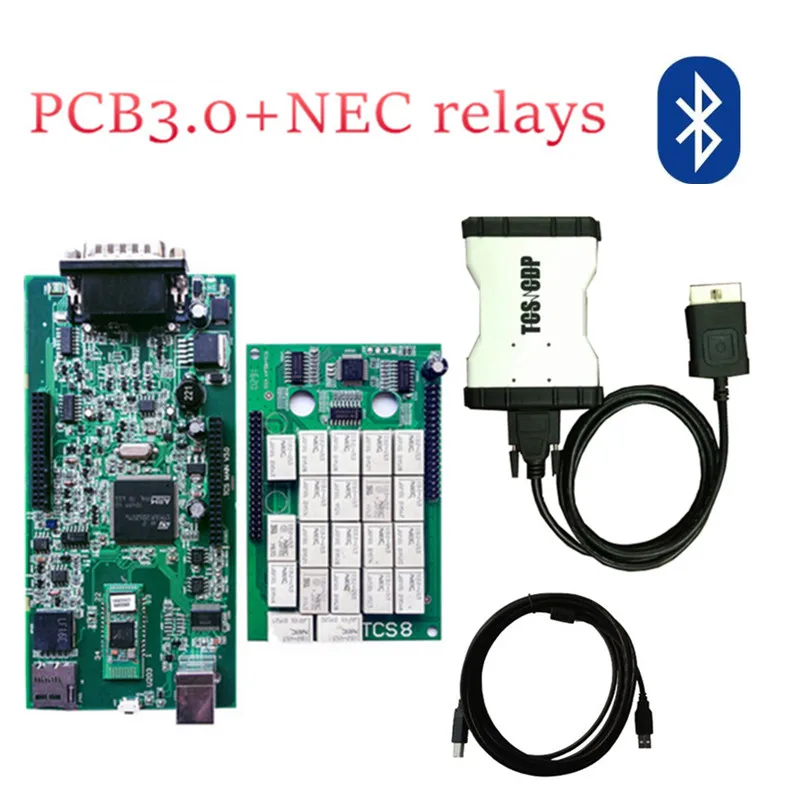 

Quality A++ green pcb v3.0 nec relays two colour CDP Tcs cdp pro plus Multi-language +Flight function for car trucks In stock