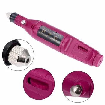 

20000rpm Professional Electric Manicure Machine Nail Drill art Pen Pedicure File Polish Shape Tool Feet Care Product + adapter