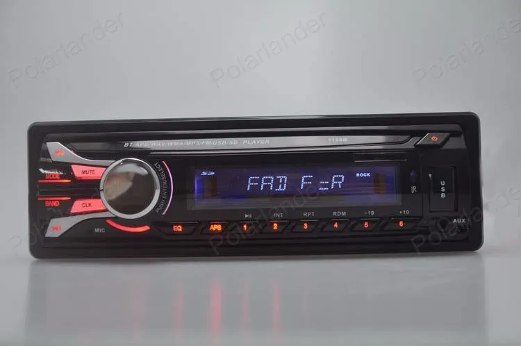 New12V автомобильный аудио FM радио bluetooth MP3 аудио плеер с USB/SD MMC bluetooth Автомагнитола отдельная Съемная передняя панель