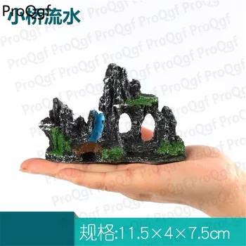 

Prodgf 1Pcs A Set xiaoqiaoliushui mountain Aquarium Decoration
