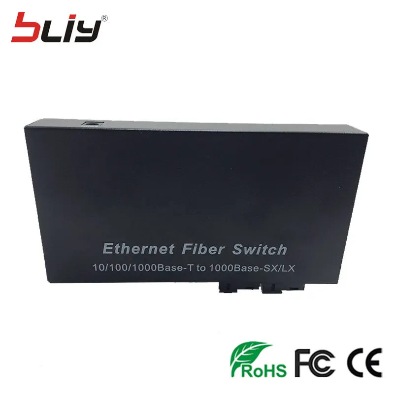 1310/1550nm 20 км FTTH Волокно media converter 10/100/1000 рабочего ethernet волоконно оптический