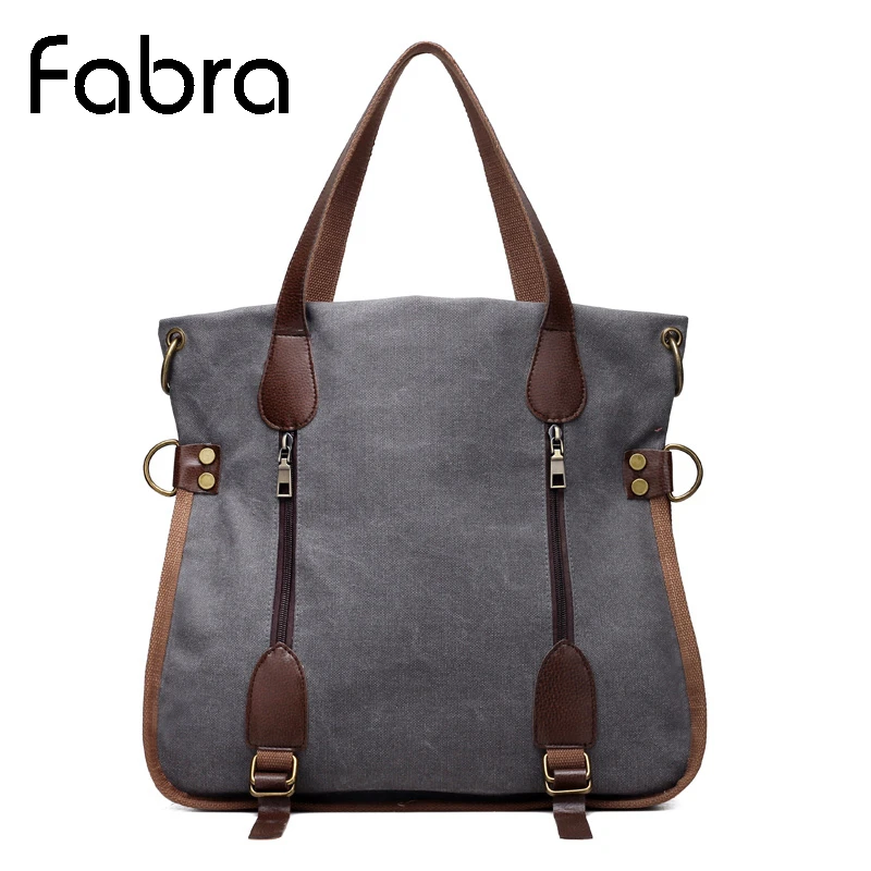 

Fabra Canvas Women Messenger Bags Vintage Casual Bag Big Capacity Brands Shoulder Crossbody Bag Patchwork Ladies Handbags Tote