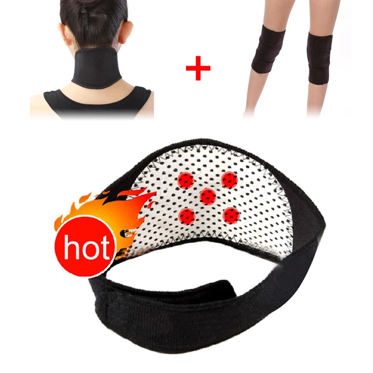 

Tourmaline Self Heating Magnetic Therapy Neck Pad & Kneepad Support