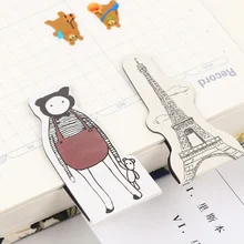 Креативная Закладка на магните с фруктовой башней, модные бумажные зажимы для творчества, школьные офисные принадлежности для книг, подарок в Корейском стиле, papelaria