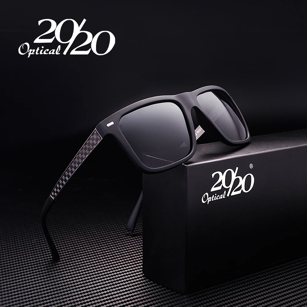 

20/20 Brand Retro Men Sunglasses Metal Lattice Frame Male Driving Polarized Sun glasses for men Oculos Masculino PL279