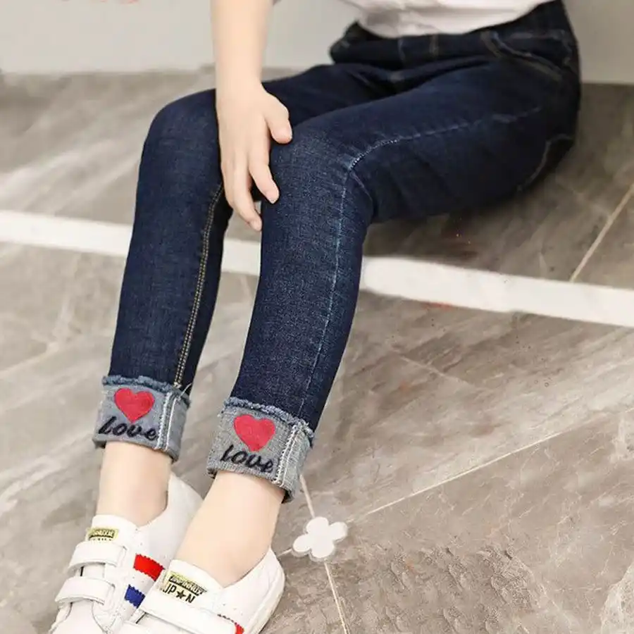 printed jean