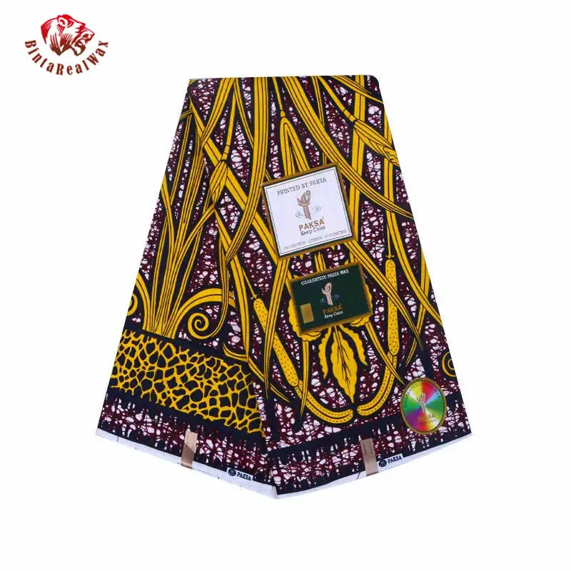 

Latest High Quality 100% Cotton Fabric Popular Style African Wax Prints Fabric African Fabric new Wax Print Fabric 24fs1042